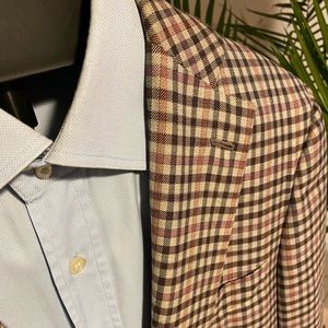 Isaia 100% Wool Flannel Sport Coat